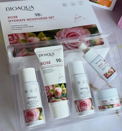 Mini kit de Rose Hidrating Moisturizing  BIOAQUA