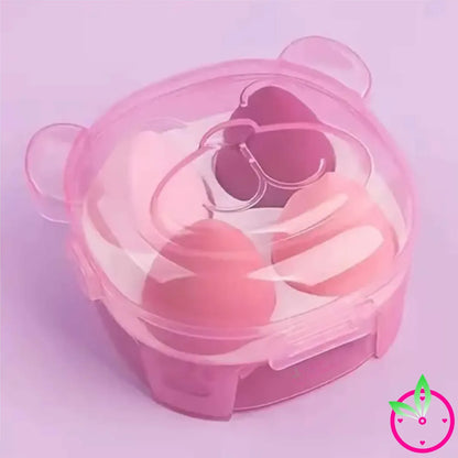 Set De 4 Blenders Para Maquillaje