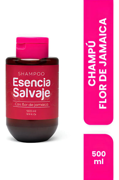 Shampoo con Flor de Jamaica Esencia Salvaje