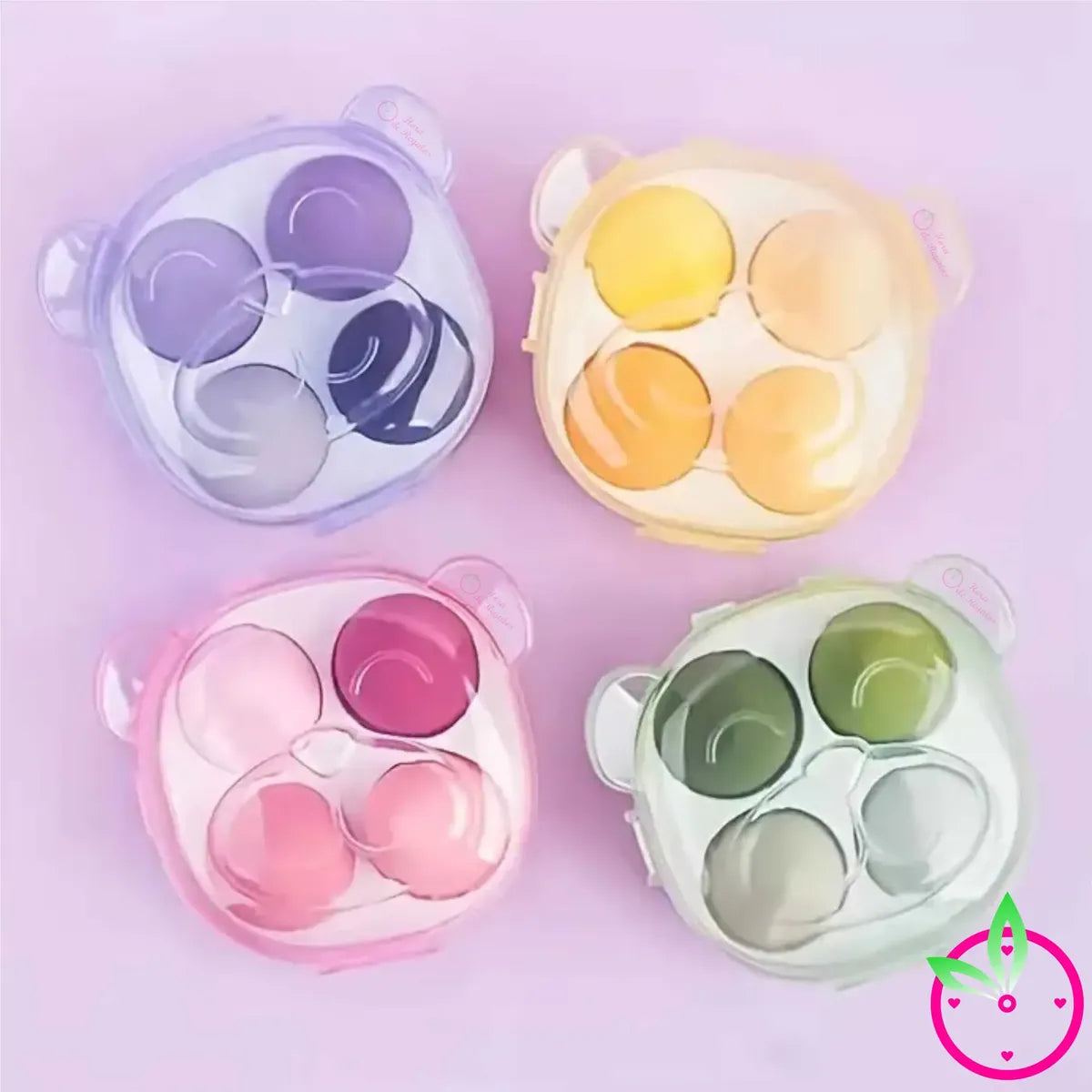 Set De 4 Blenders Para Maquillaje