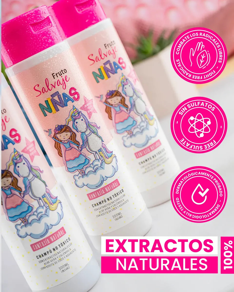 Shampoo fantasía natural niñas Fruto Salvaje