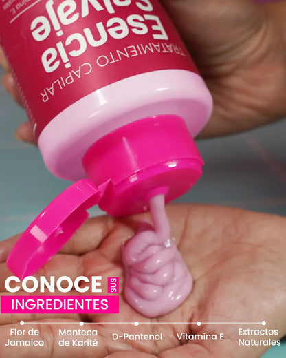 Tratamiento capilar con Flor de Jamaica