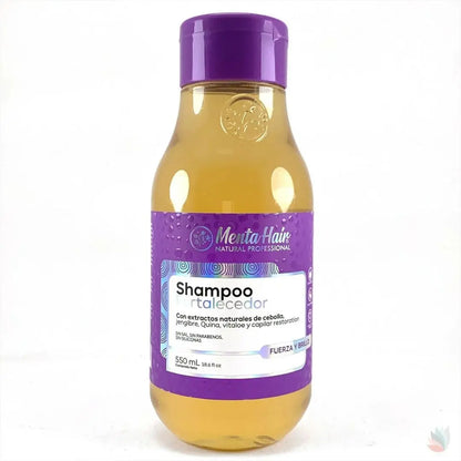 Shampoo Cebolla, Jengibre Y Ajo 550 ml  Menta Hair