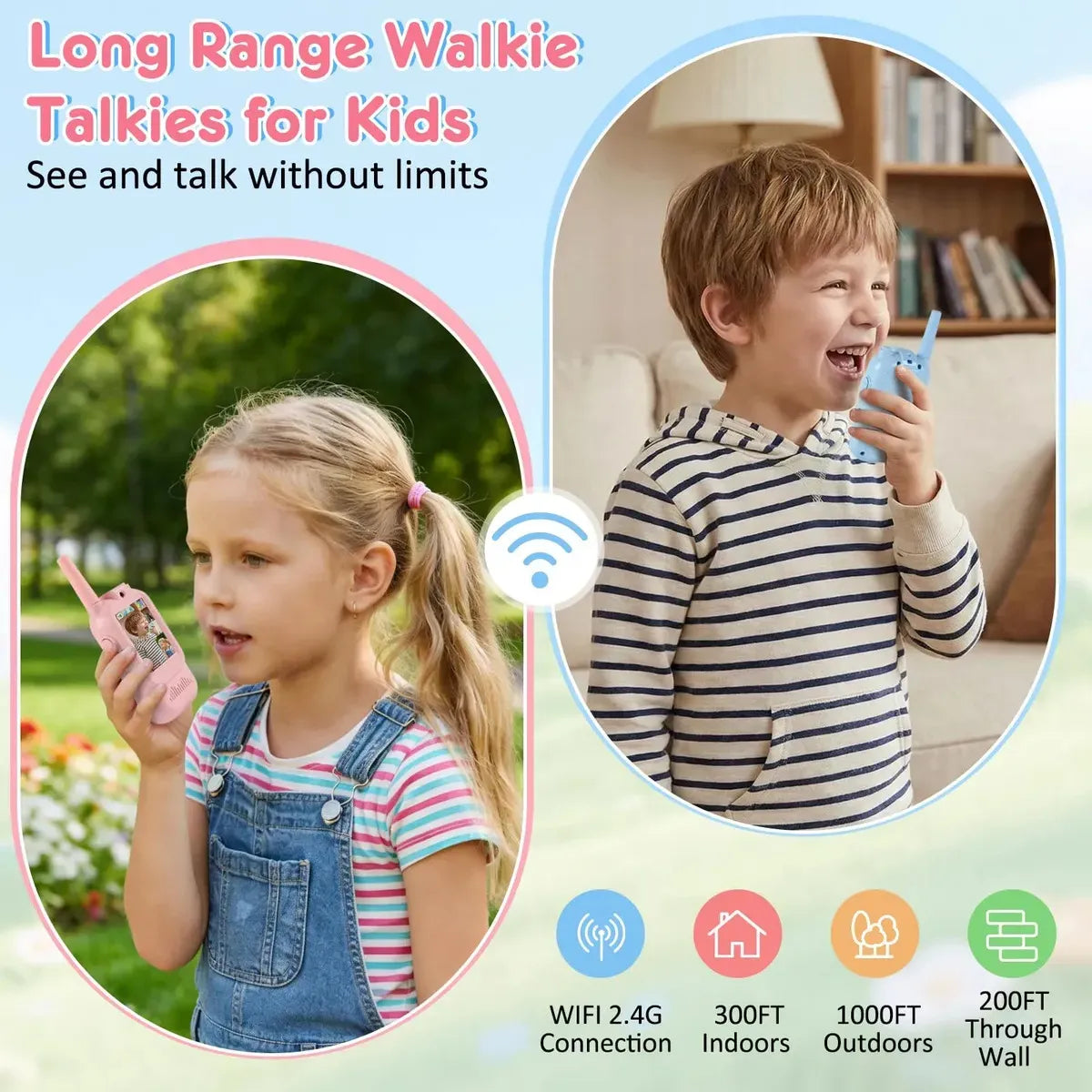 Video Para Niños Con Cámara, Walkie Talkie