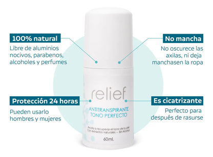 Desodorante tono perfecto relief