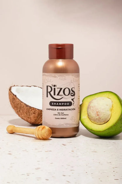 Shampoo Rizo Hidratación Definición Y Control Frizz  soy rizos 500 ML