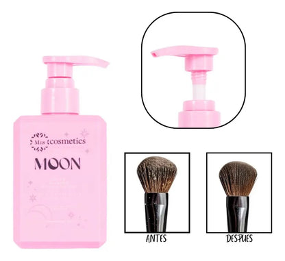 Champoo para brochas Moon Miss cosmétics
