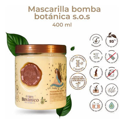 Mascarilla Bomba SOS ritual botanico