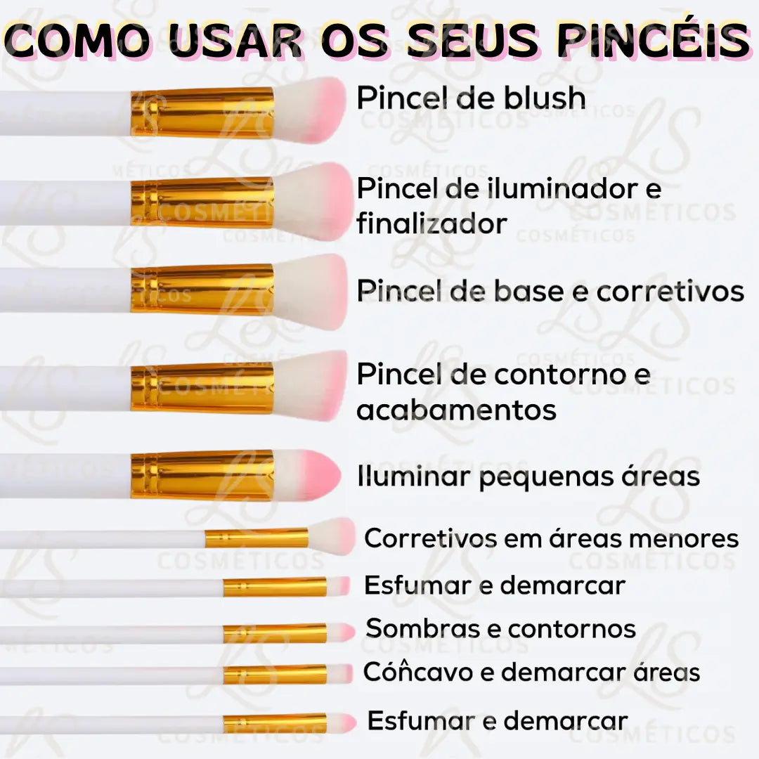 Kit de Brochas ×10