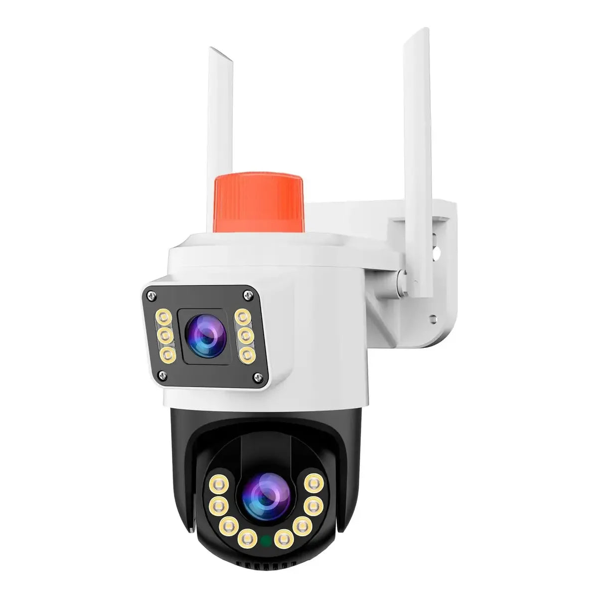Cámara Seguridad Exterior Wifi 4mp Doble Lente Visión Noctur Jk-9697AL