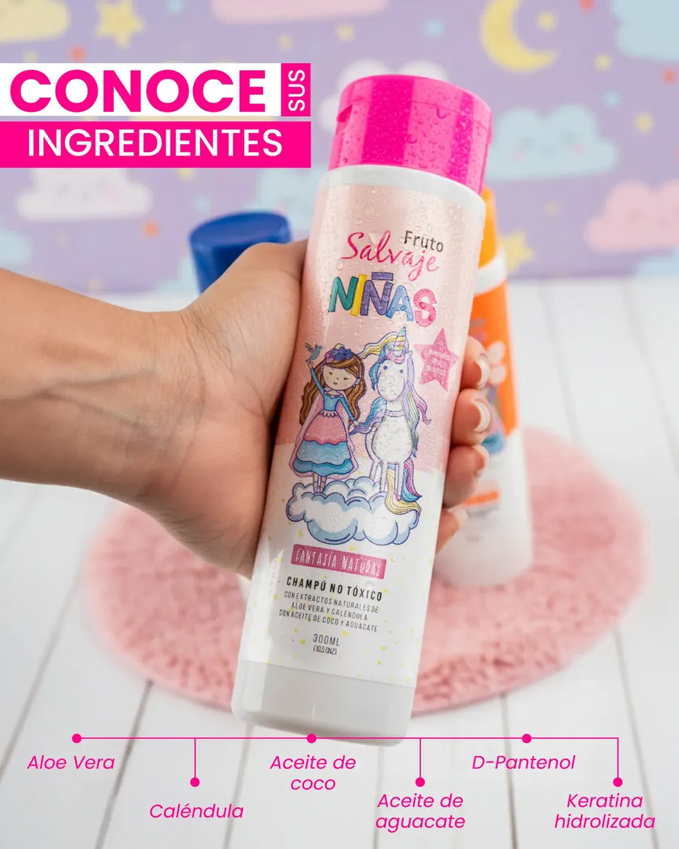 Shampoo fantasía natural niñas Fruto Salvaje