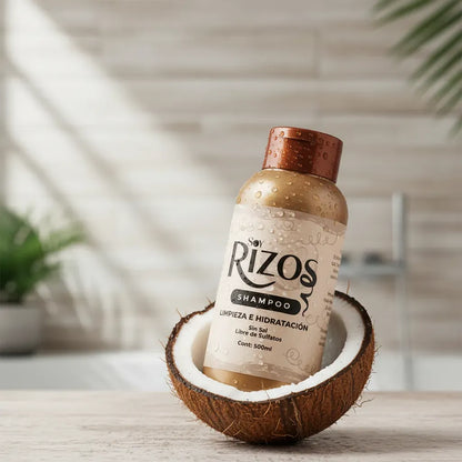 Shampoo Rizo Hidratación Definición Y Control Frizz  soy rizos 500 ML