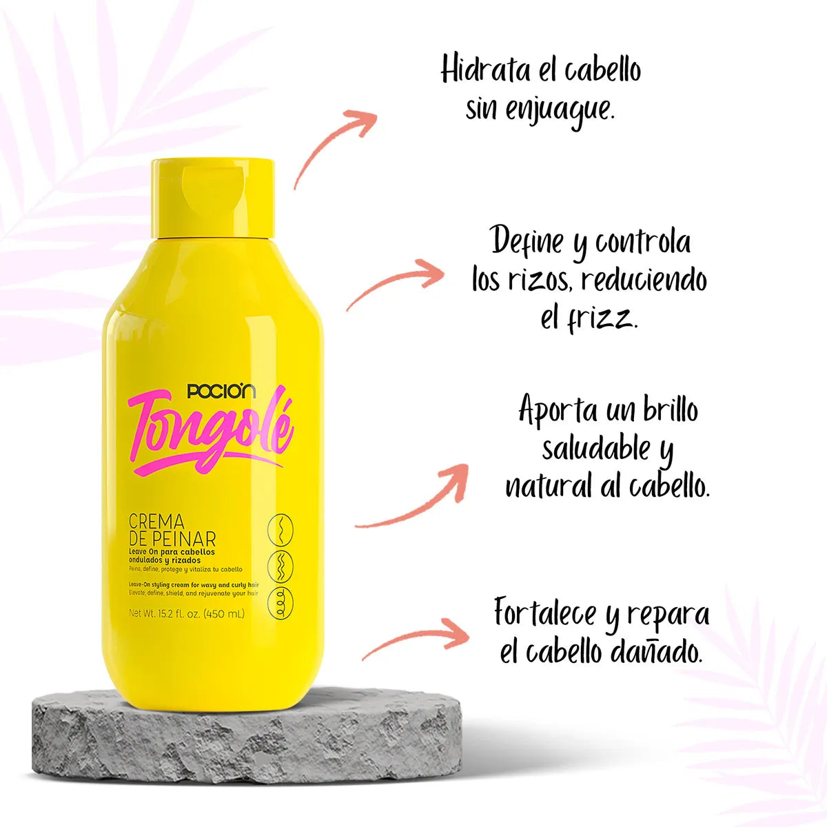 Tongolé Leave on La poción crema de peinar