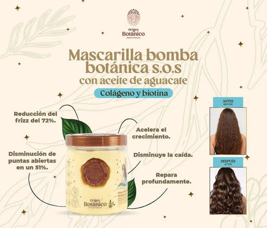 Mascarilla Bomba SOS ritual botanico