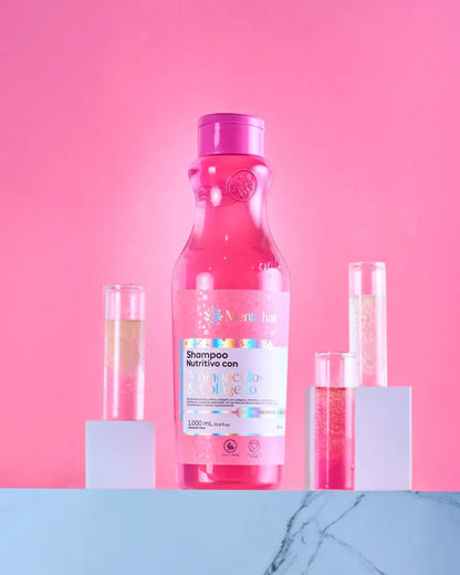 Shampoo Nutritivo Aminoácidos Y Colágeno Litro X1000ml Menta Hair