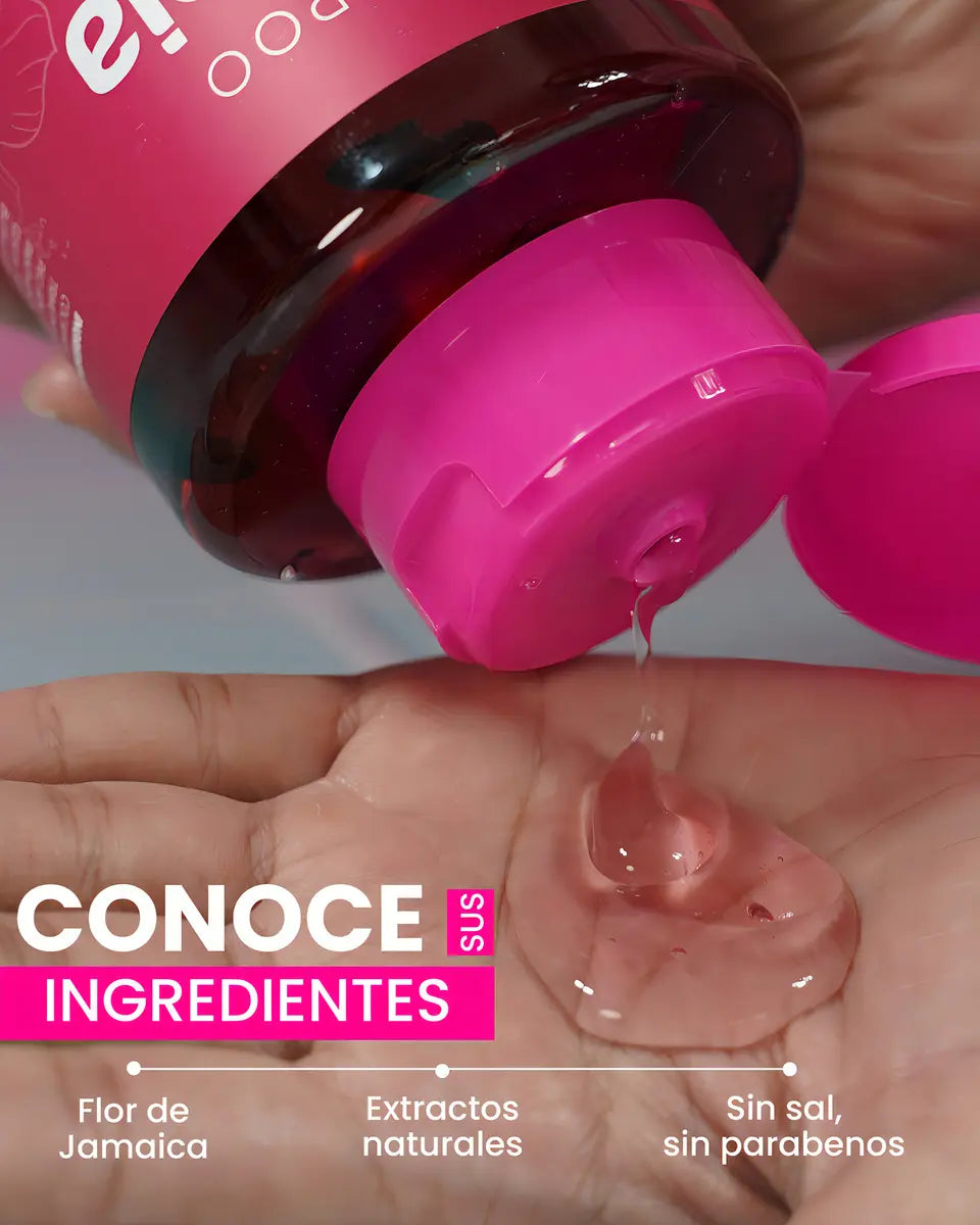 Shampoo con Flor de Jamaica Esencia Salvaje