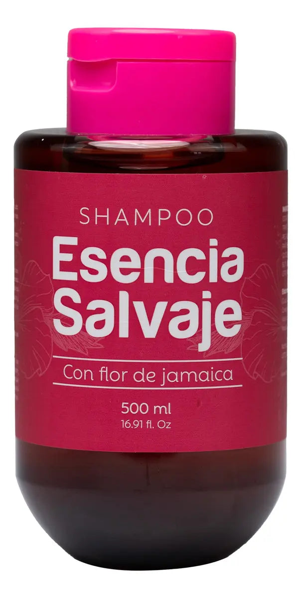 Shampoo con Flor de Jamaica Esencia Salvaje
