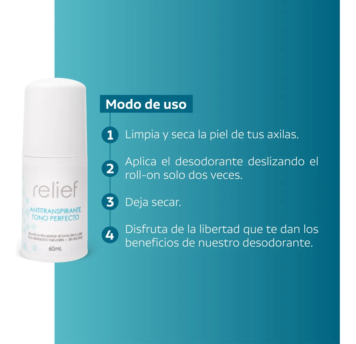 Desodorante tono perfecto relief