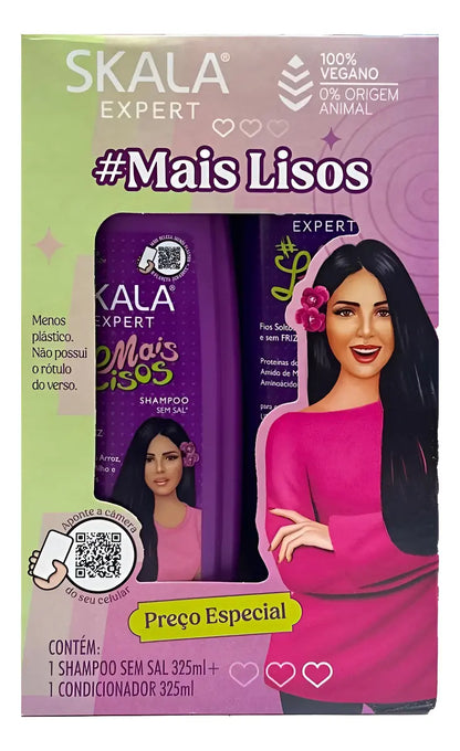 Kit Skala Shampoo Y Acondicionador Mais Lisos
