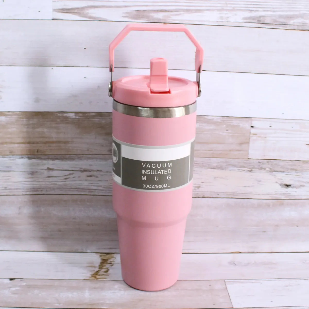 Termo Térmico k16-4  Acero Inoxidable Con Manija 900ml Color Rosa