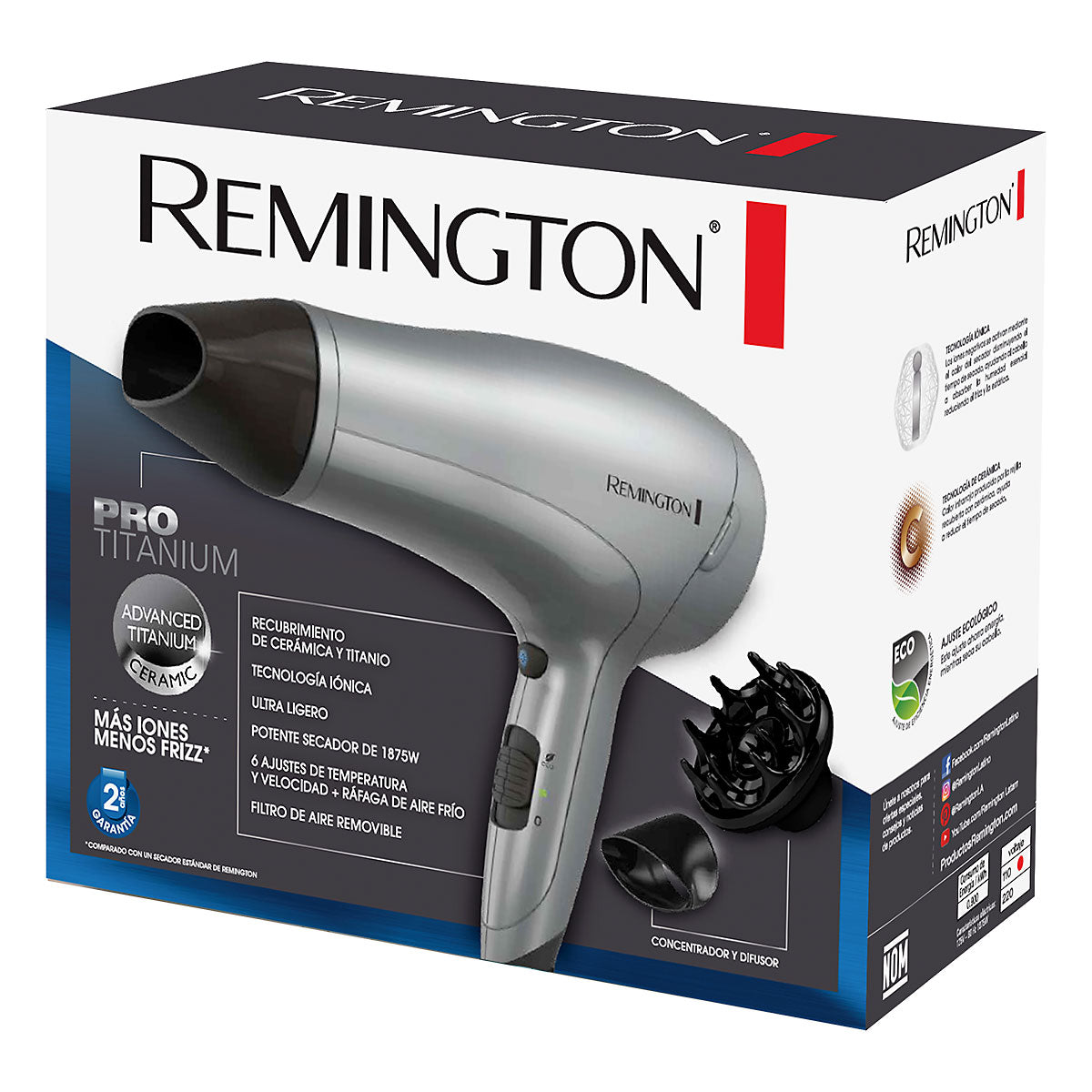 Secador Remington Pro Titanium