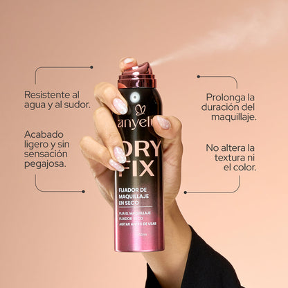 DRY FIX fijador de Maquillaje En seco Anyeluz