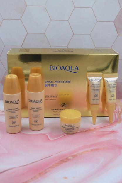 SET FACIAL MiNi  SNAIL MOISTURE BIOAQUA