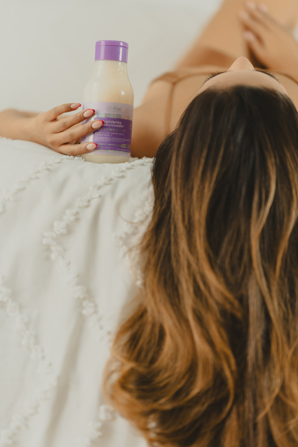 Tratamiento Acondicionador Fortalecedor Con Cebolla y Ajo X550ml Menta Hair