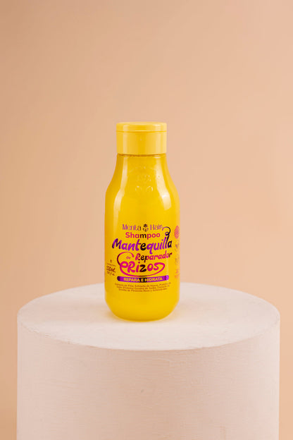 Shampoo Mantequilla Reparador de Rizos X550ml Menta Hair