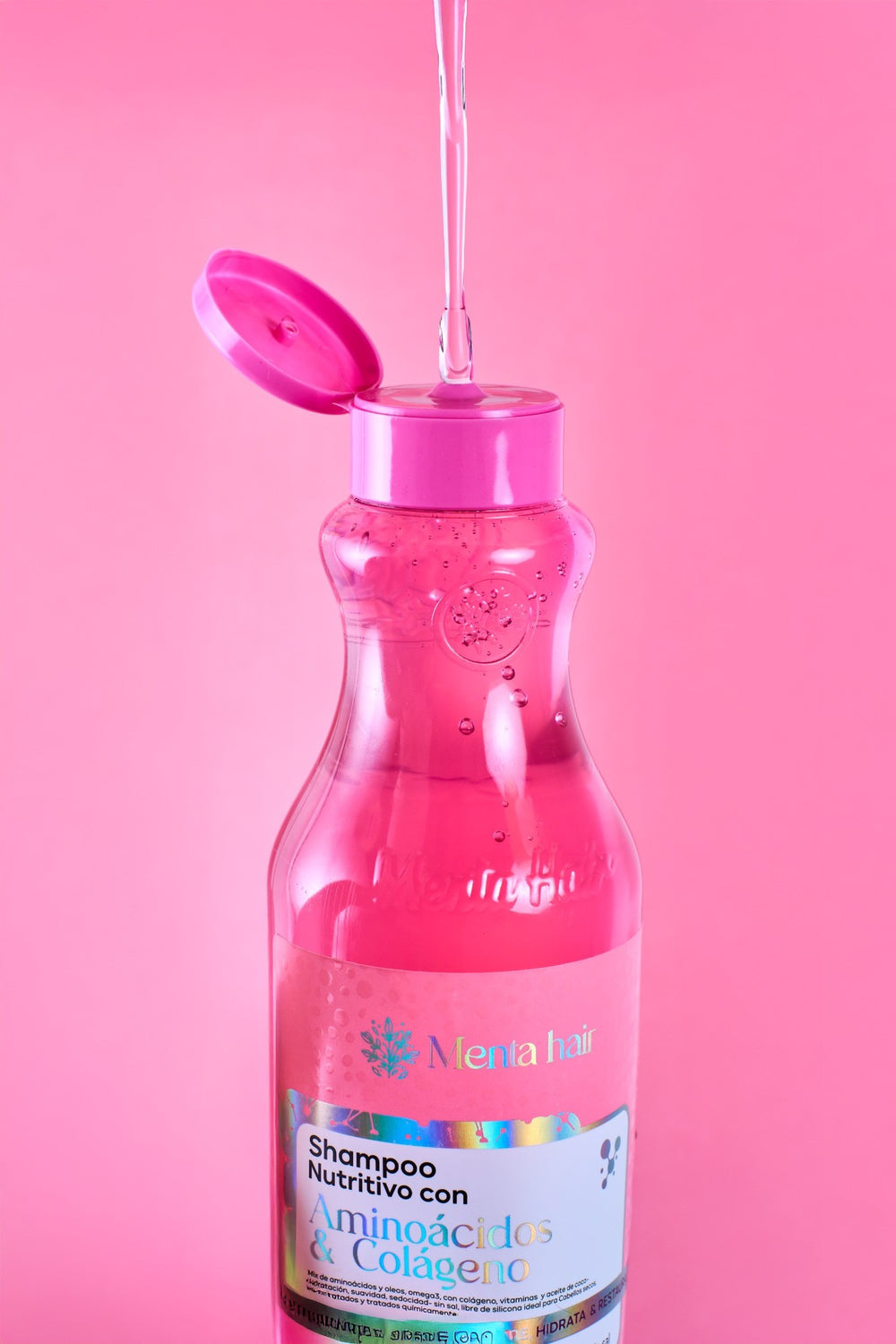 Shampoo Nutritivo Aminoácidos Y Colágeno Litro X1000ml Menta Hair
