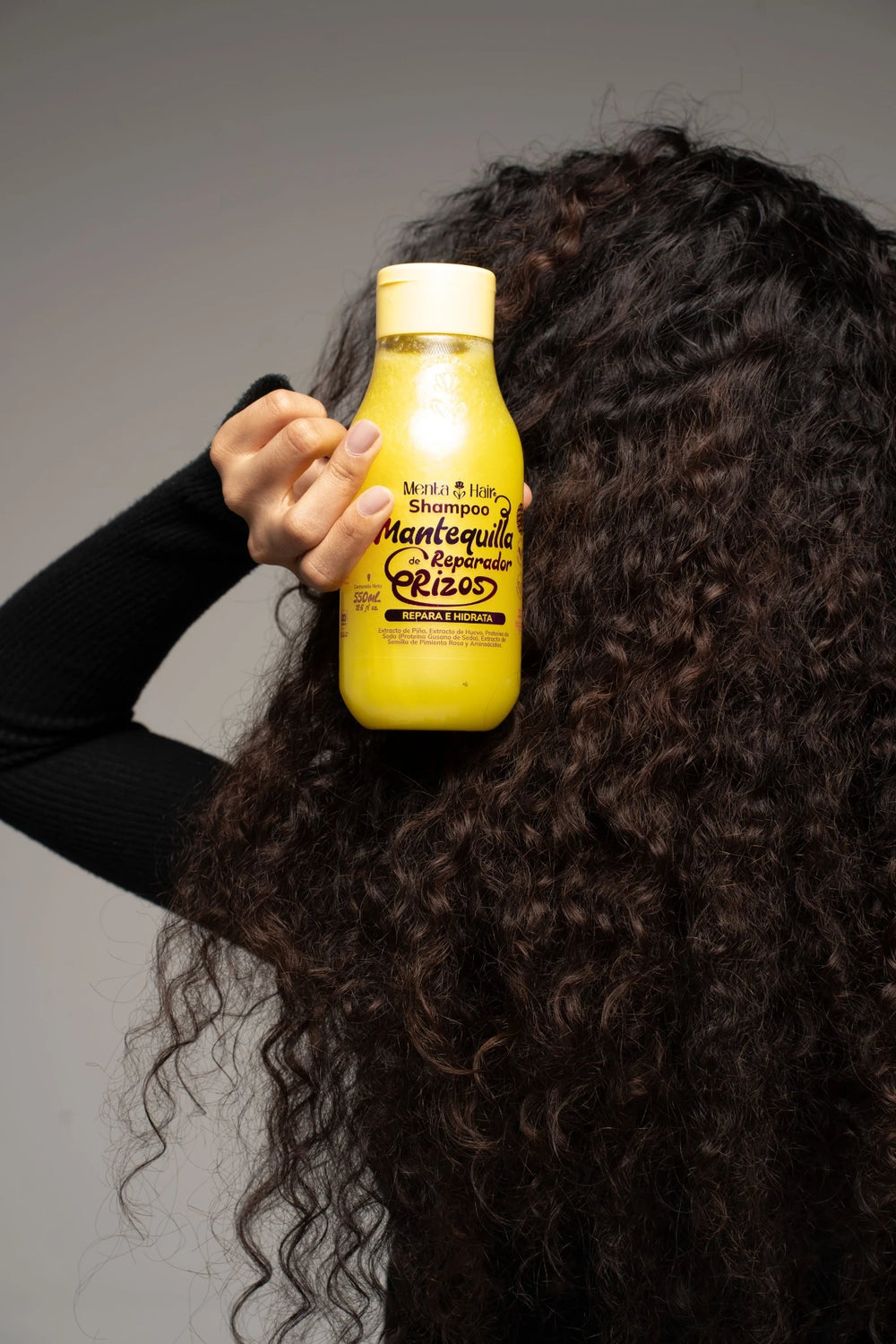 Shampoo Mantequilla Reparador de Rizos X550ml Menta Hair