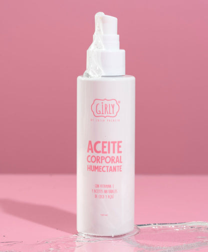Aceite corporal humectante Girly