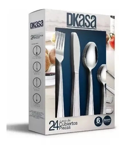 Juego de Cubiertos 24 Piezas Simplicity Dkasa