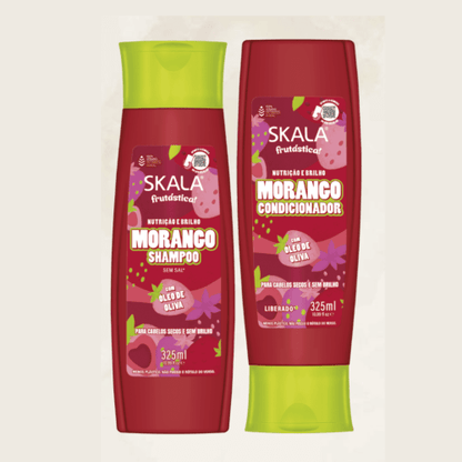 Kit Shampoo+Acondicionador Morango