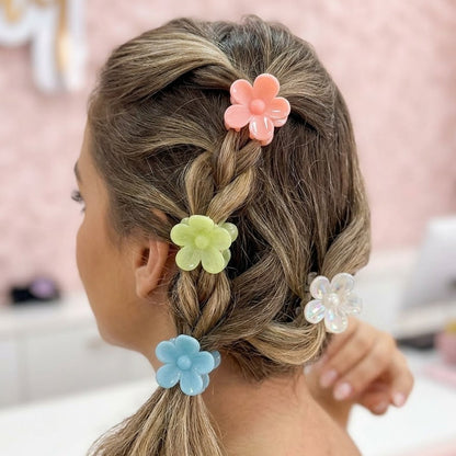 Pinzas de flores x6
