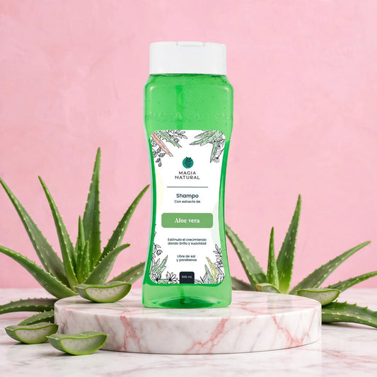 Shampoo con extracto de aloe vera Magia Natural