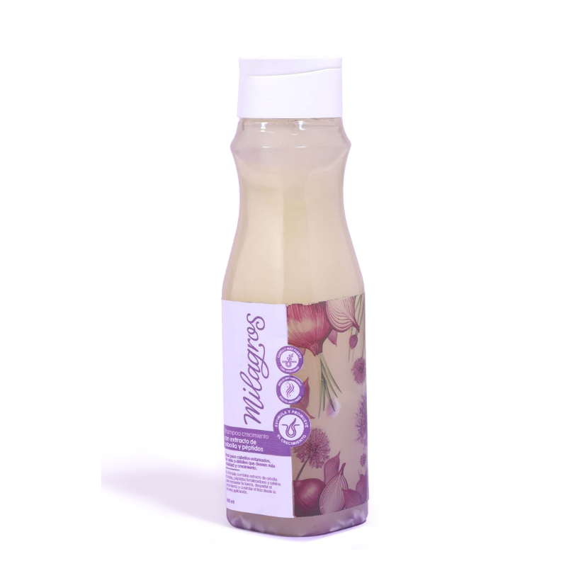 Shampoo crecimiento con extracto de cebolla y péptidos
