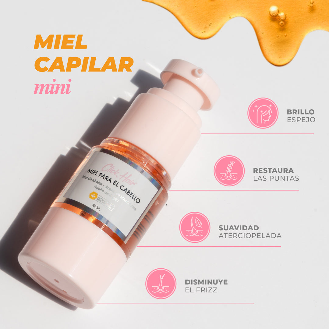 Mini Miel para el cabello click hair 20 ML