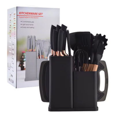 Set de Utensilios Antiadherentes para Cocina de 19 Piezas