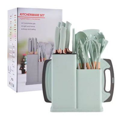 Set de Utensilios Antiadherentes para Cocina de 19 Piezas