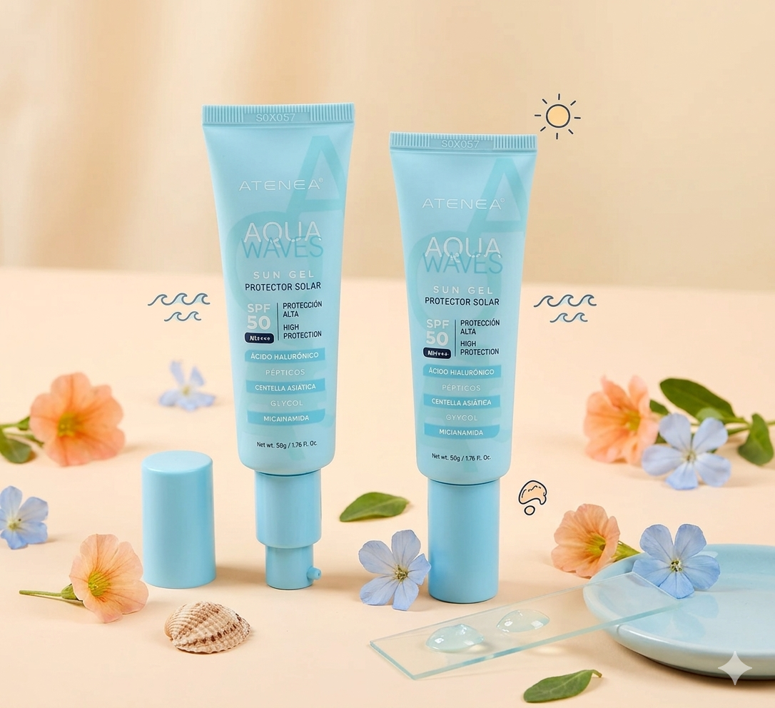 Bloqueador solar sin gel - AQUA WAVES Atenea