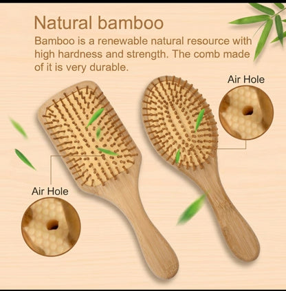 CEPILLO DE BAMBU NATURAL HAIR