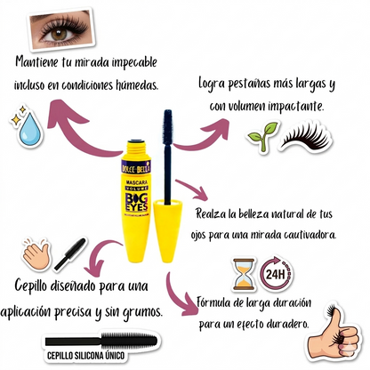 Pestañina Profesional Dolce Bella waterproof