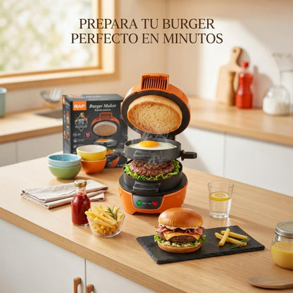 Maquina eléctrica para hamburguesas