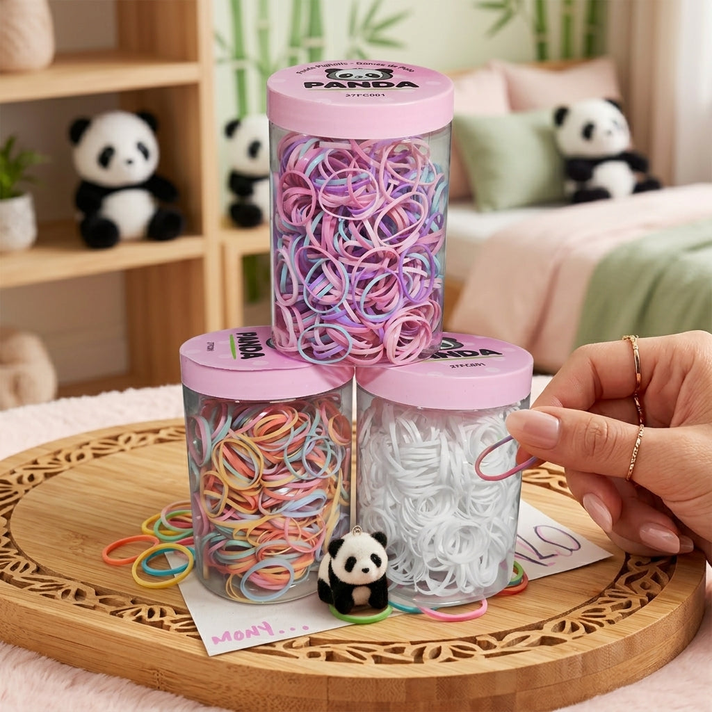 Cauchos grandes  para niñas panda 🐼 27fC001