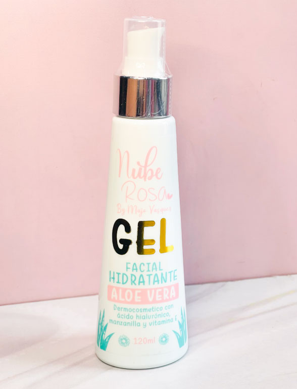 GEL FACIAL HIDRATANTE DE ALOE VERA  NUBE ROSA🩷