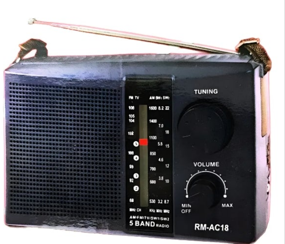 Radio portátil modelo RM-AC18