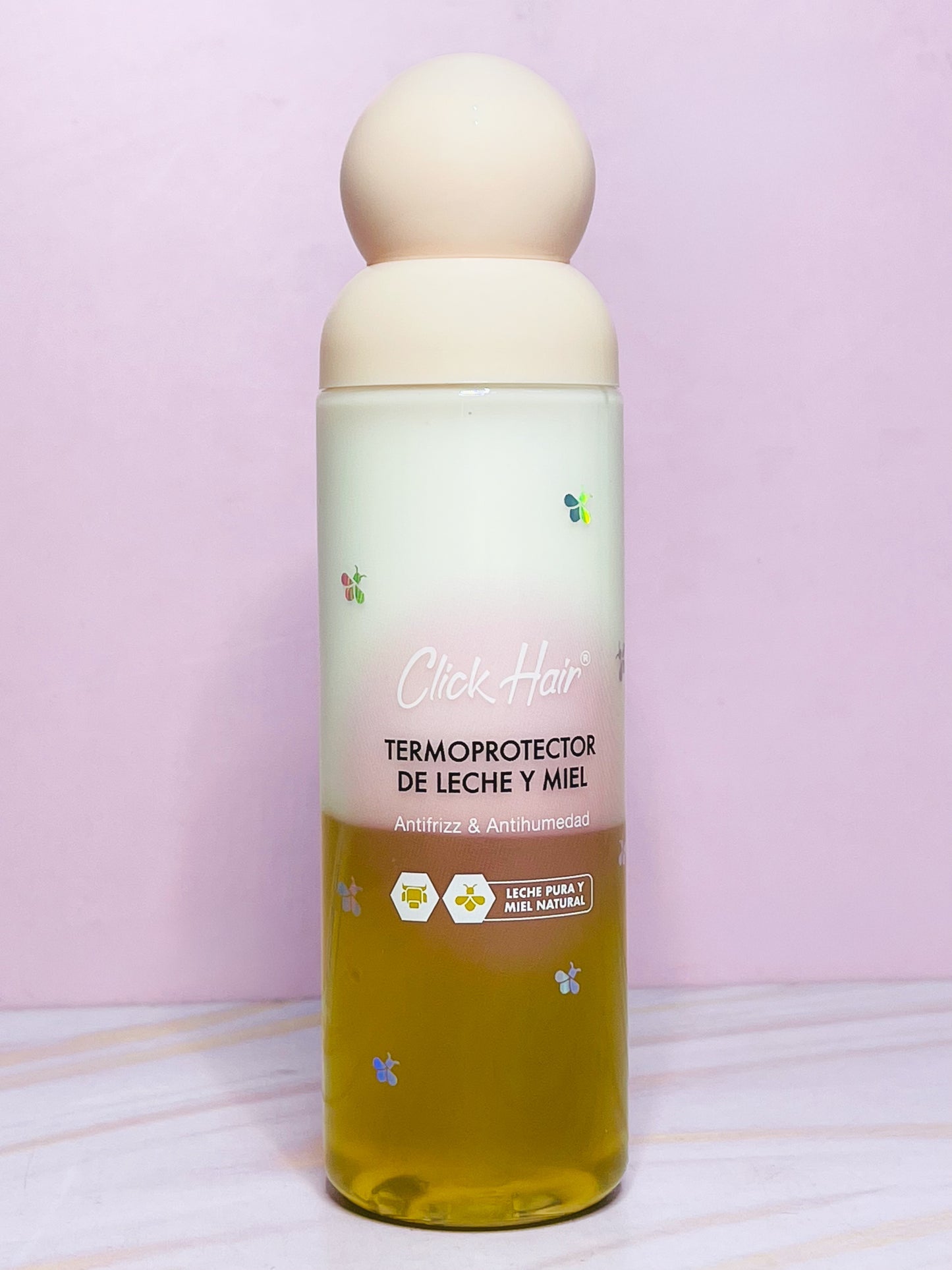 Termoprotector  bifasico de leche y miel