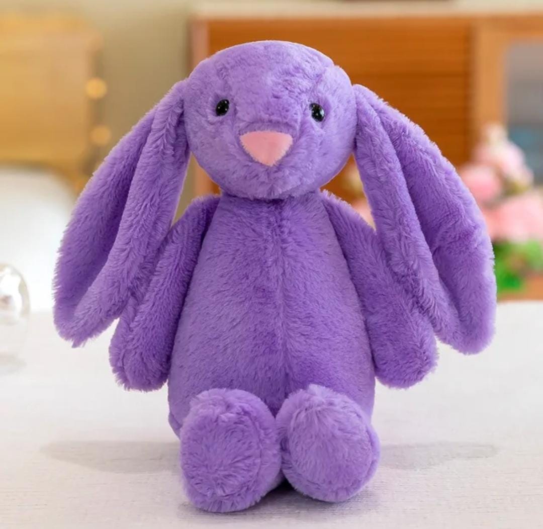 Peluche con cobija de conejo