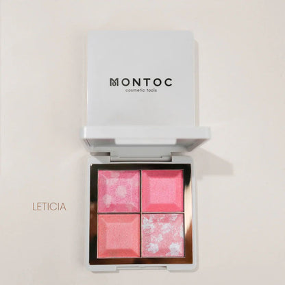 PALETA DE BRONCEADOR ,RUBOR E ILUMINADOR MONTOC